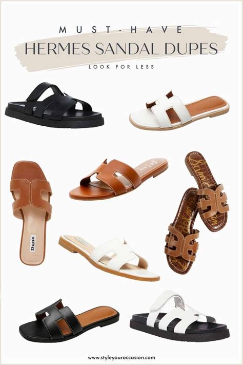 h sandals hermes|hermes h sandal lookalikes.